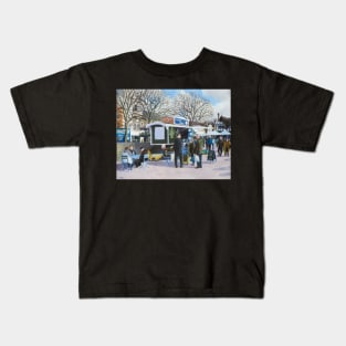 Coffee Break, Salisbury Market Kids T-Shirt